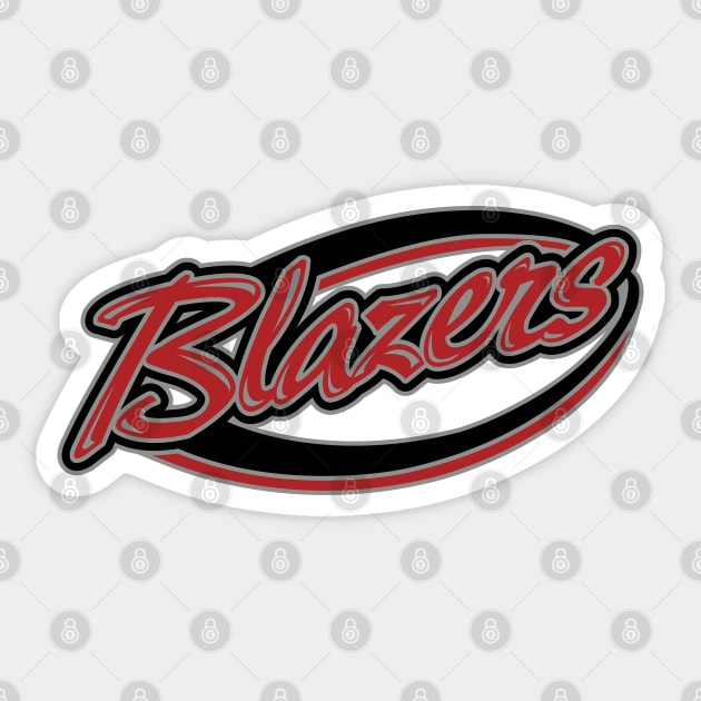 Blazers Sports Logo Sticker by DavesTees